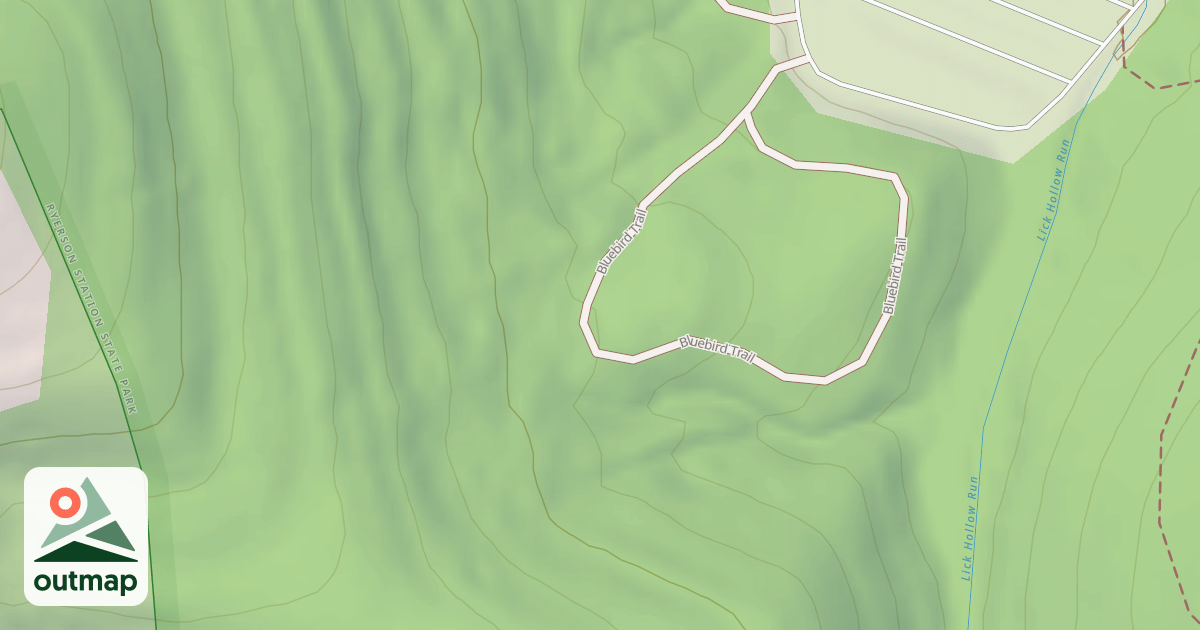 Map of Ryerson Station State Park Trails