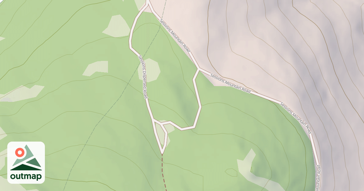 Map of SESSIONS DISPERSED-A