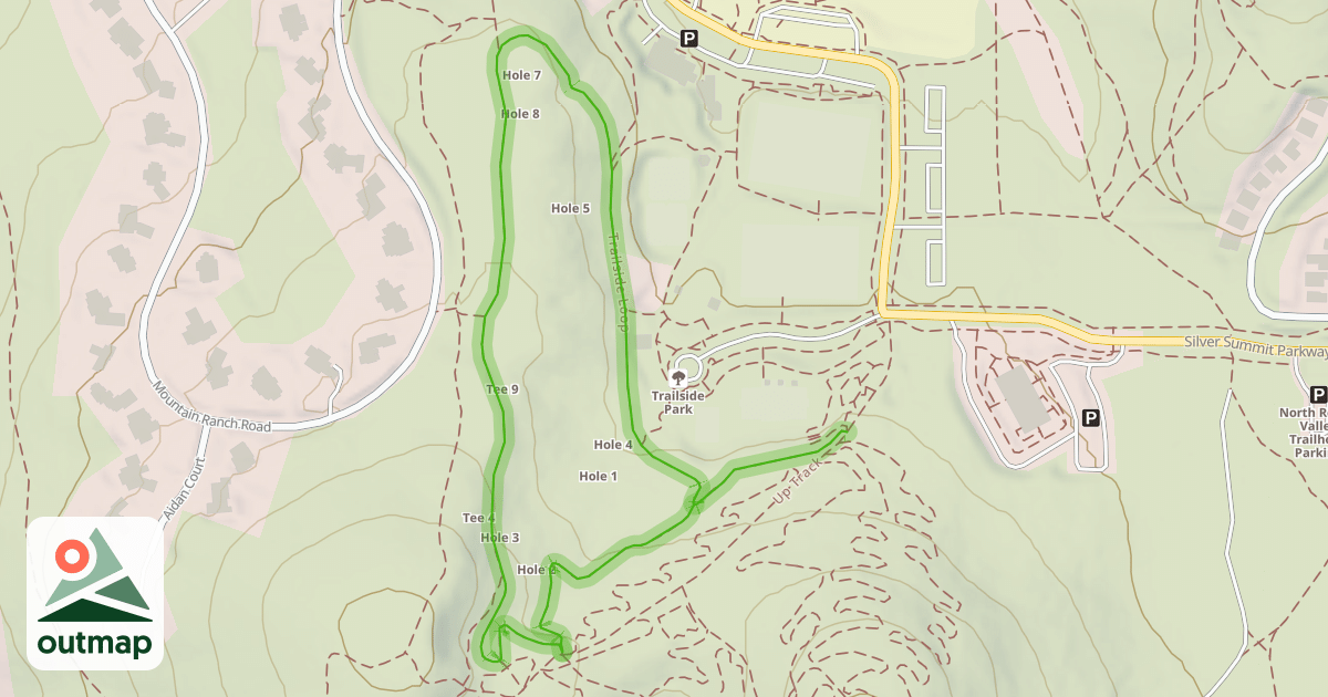 Map of Trailside Loop