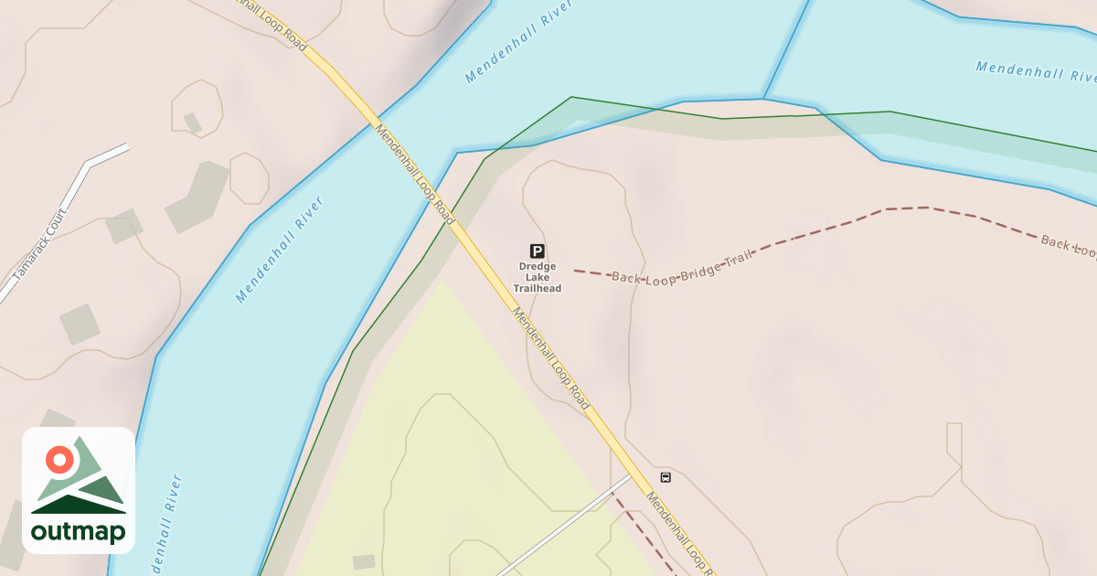 Map of BACK LOOP BRIDGE TRAILHEAD
