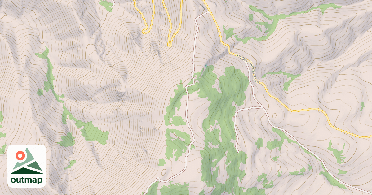 Map of HINKEY SUMMIT SPUR D