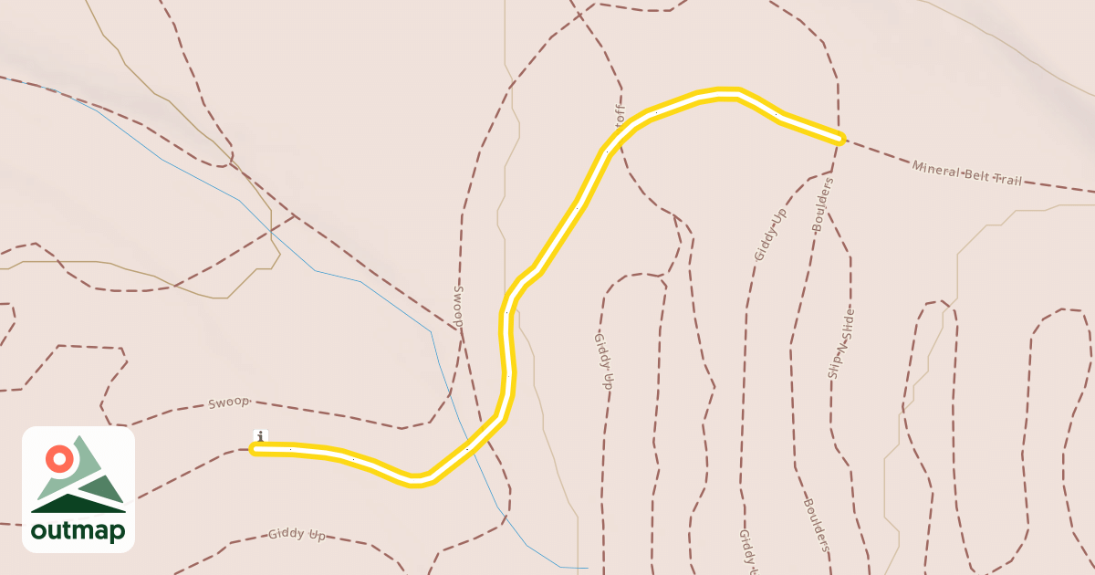 Map of Mineral Belt Trail