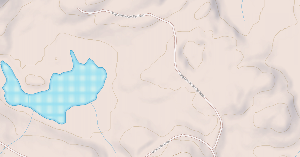 Map preview of LONG LAKE SOUTH TIP