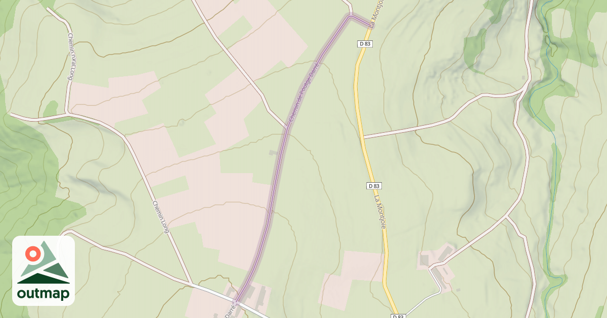 Map of Chemin de Poutge Darré