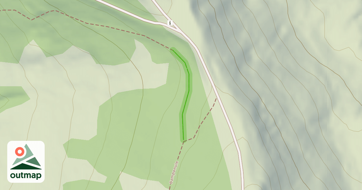 Map of Campanule