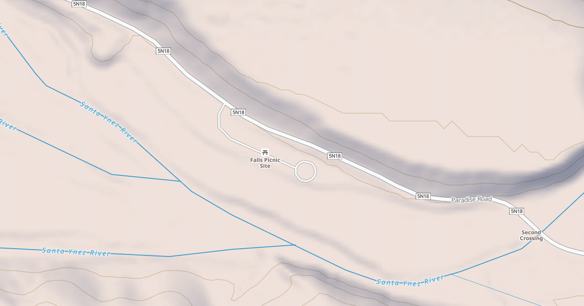 Map preview of FALLS DUA.