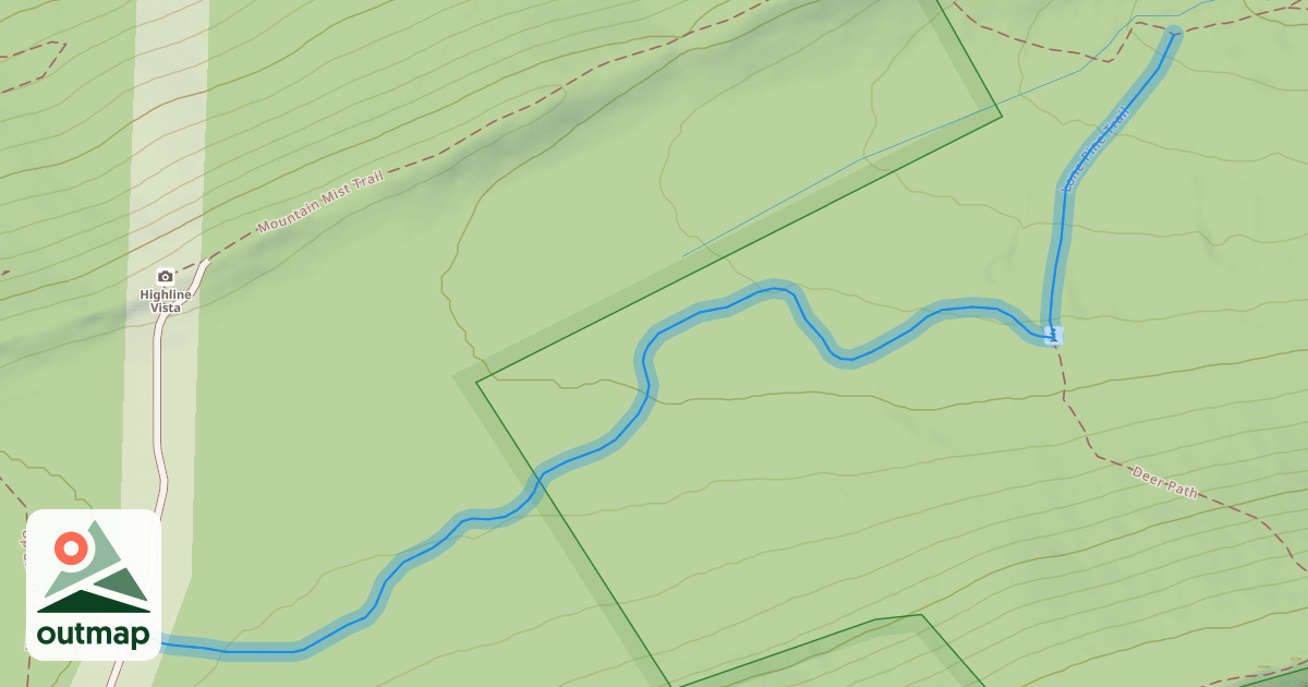 Map of Lone Pine Trail