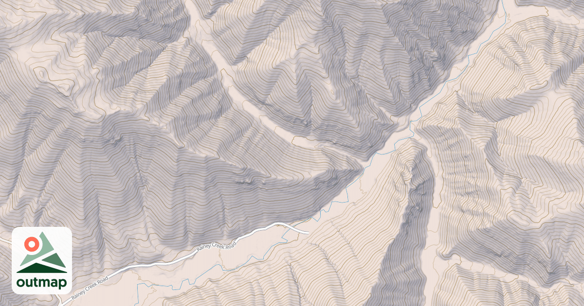 Map of RAINEY CREEK