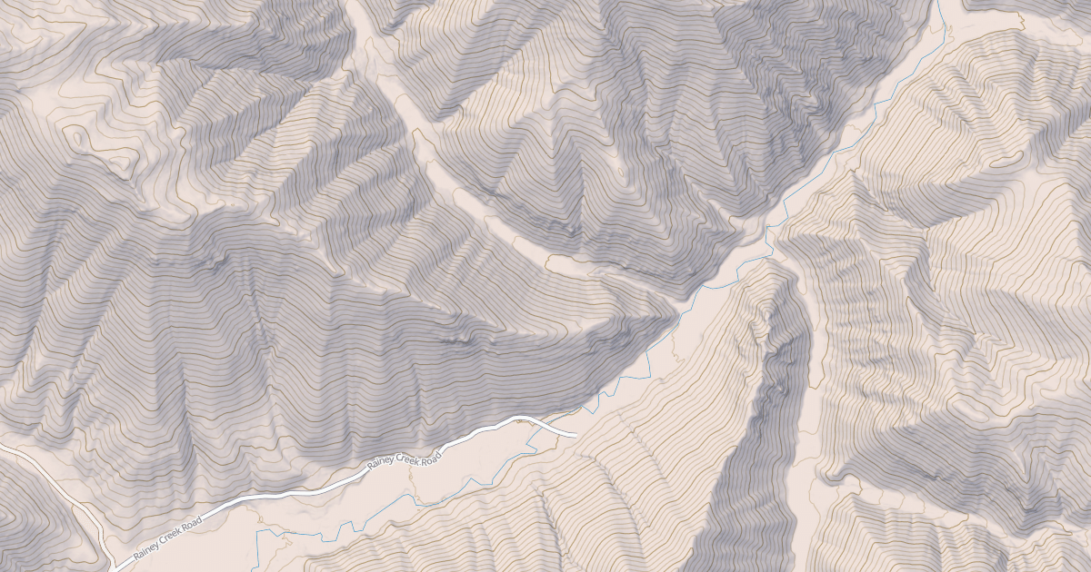 Map preview of RAINEY CREEK