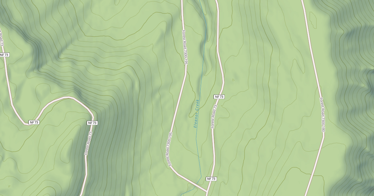 Map preview of LOWER ELEANOR CREEK