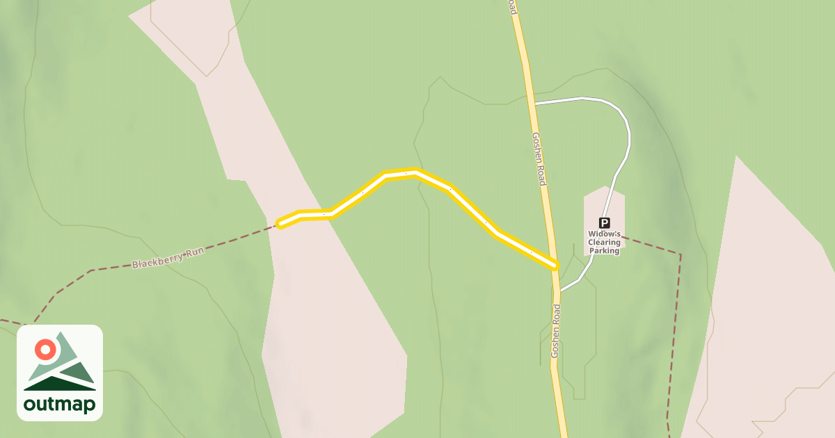 Map of Blackberry Run