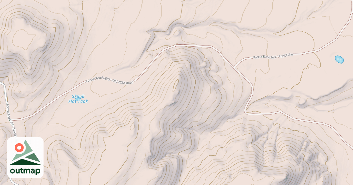 Map of OLD 275A ROAD