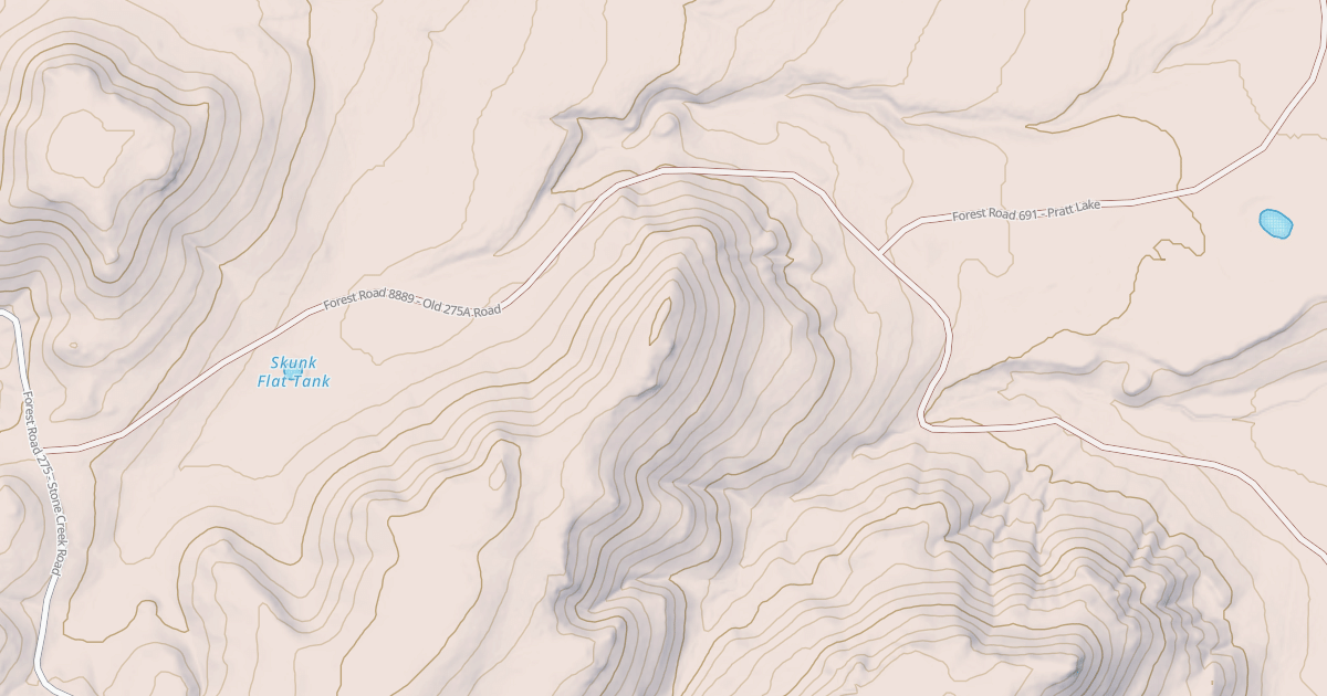 Map preview of OLD 275A ROAD