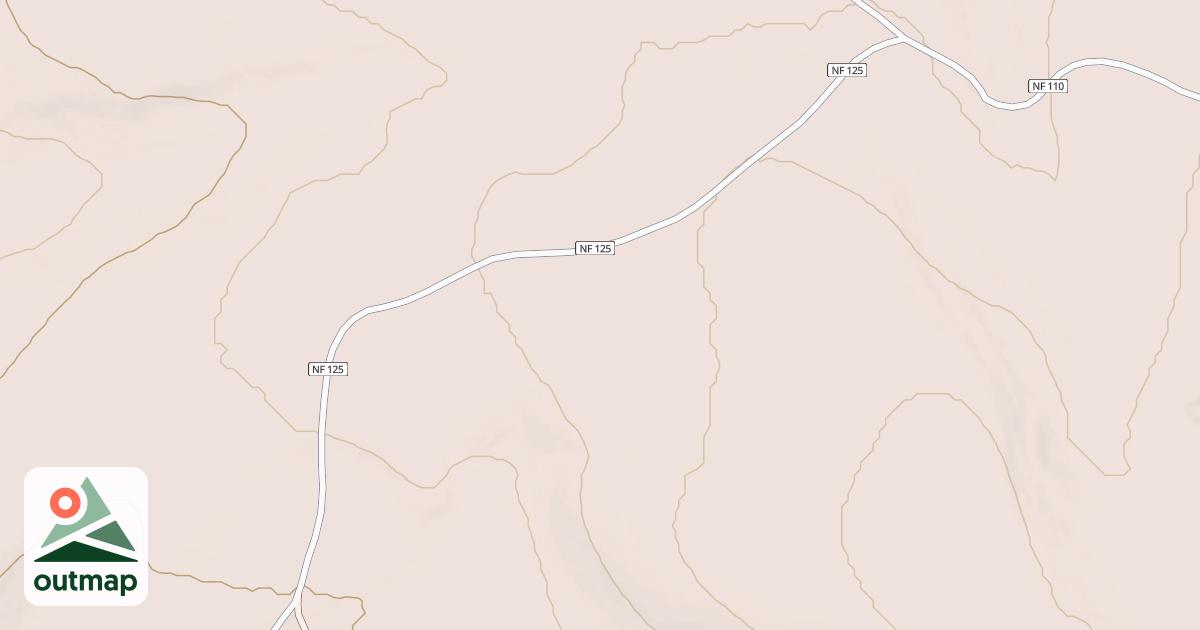 Map of USFS Motor Vehicle Use Map Roads {86854B13-7DE0-4744-9915-8B95F69CD7B7}