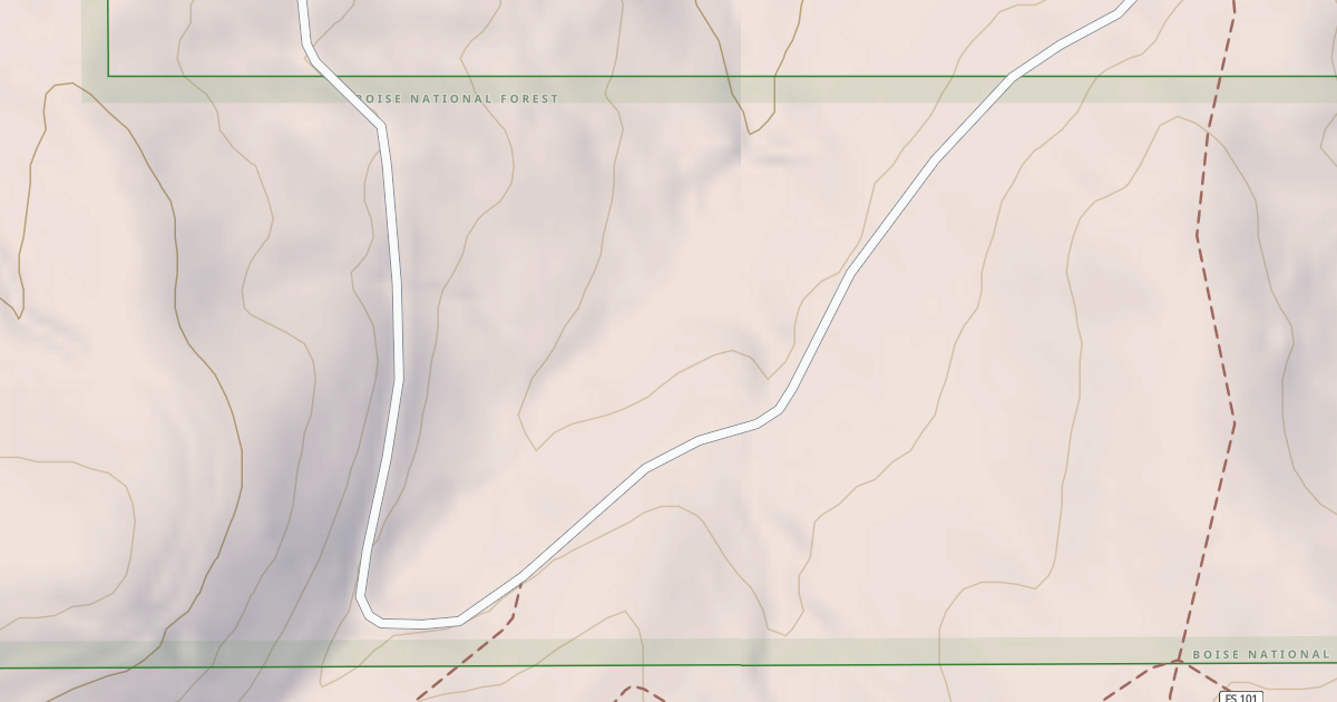 Map preview of GRAYBACK GULCH