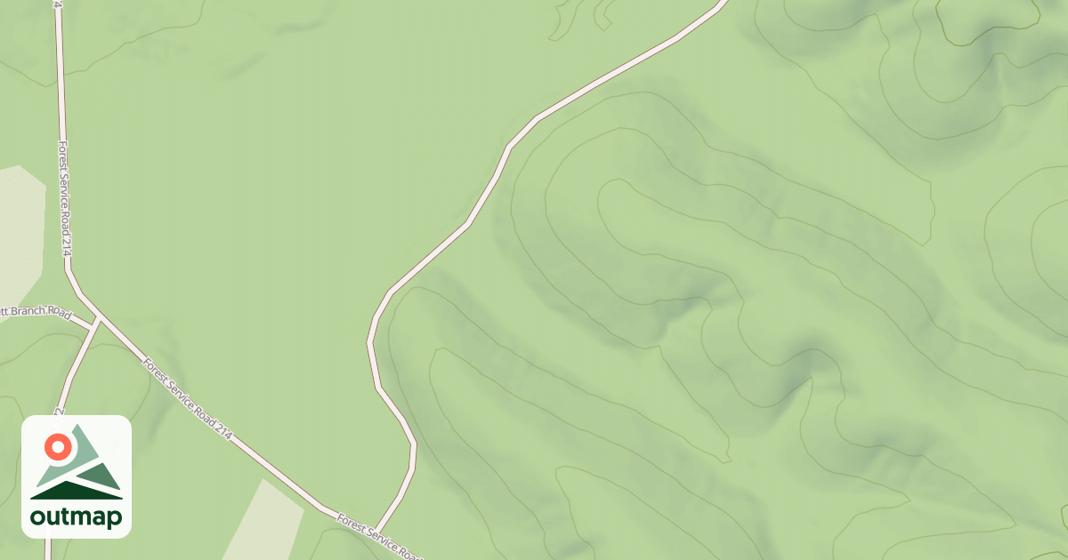 Map of CROCKET CREEK ROAD