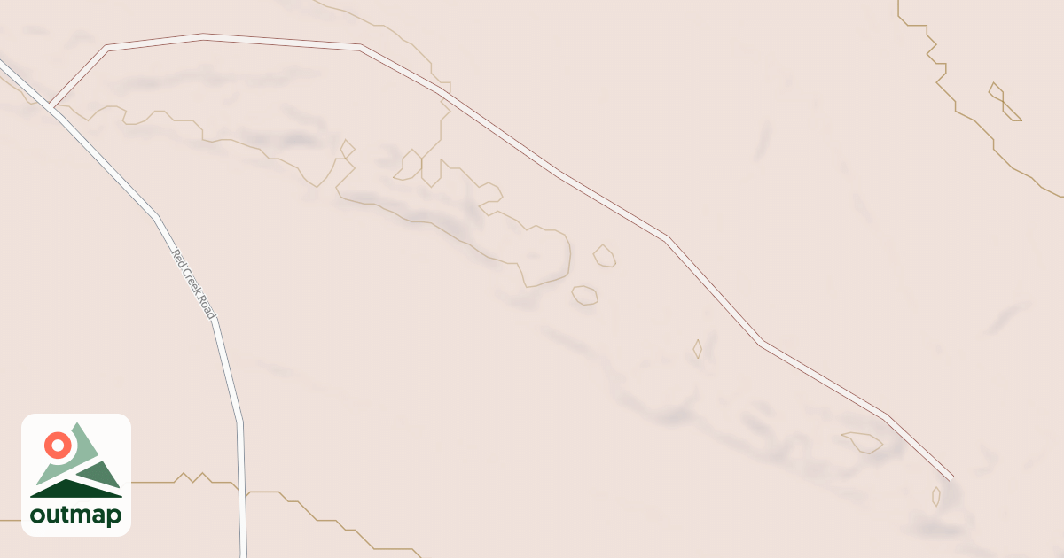 Map of RED CREEK SPUR B