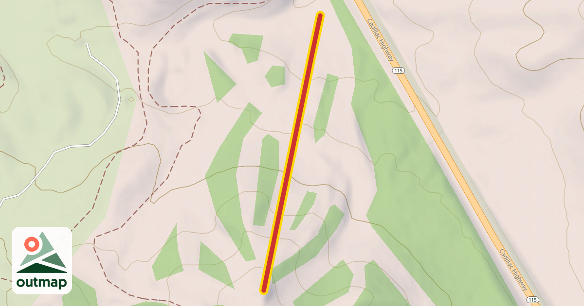 Map of North Face Quad