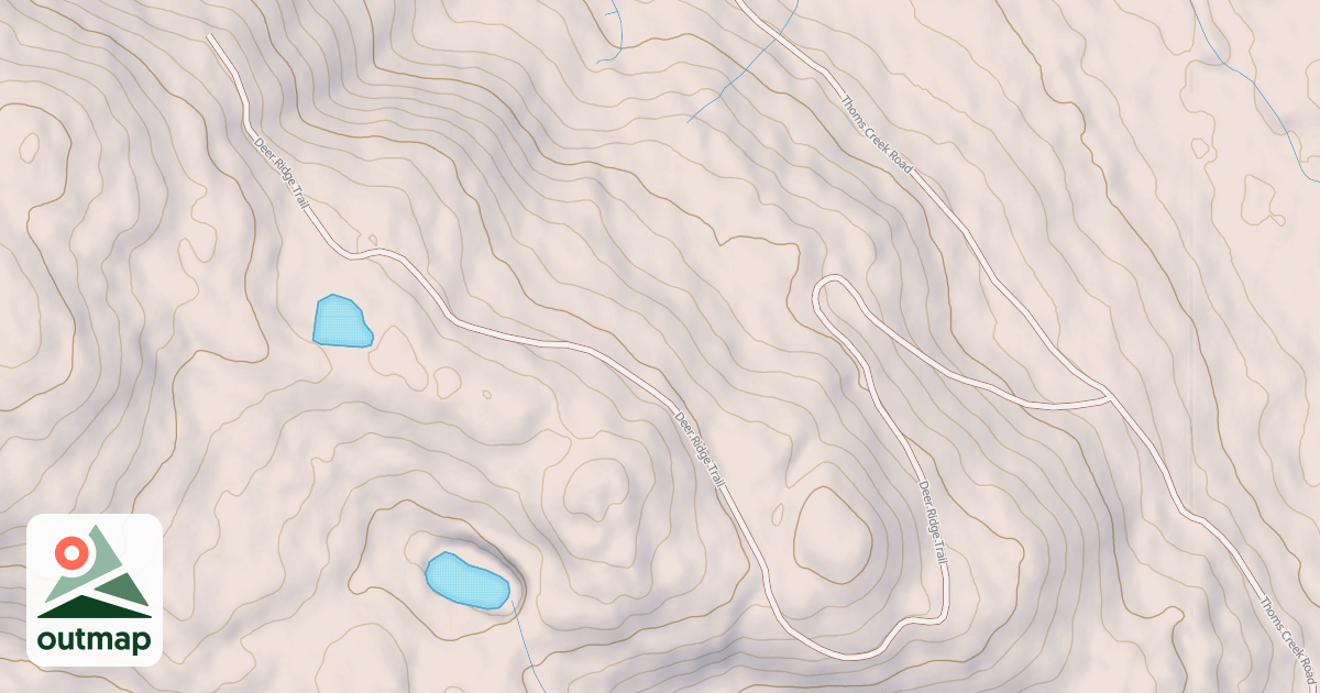 Map of Deer Ridge