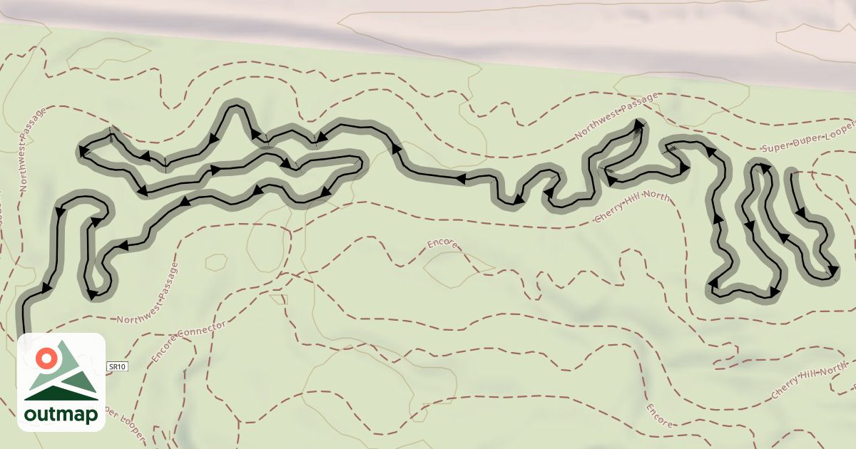 Map of Hard Scrabble - SR 9