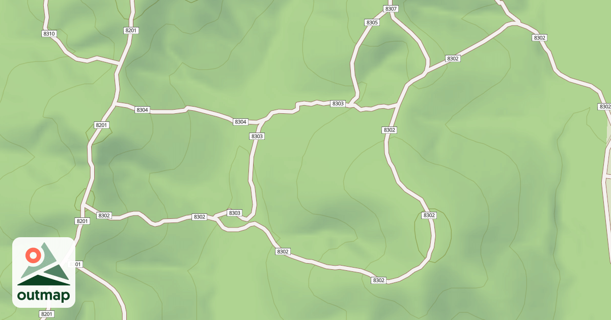 Map of USFS Motor Vehicle Use Map Trails 19718