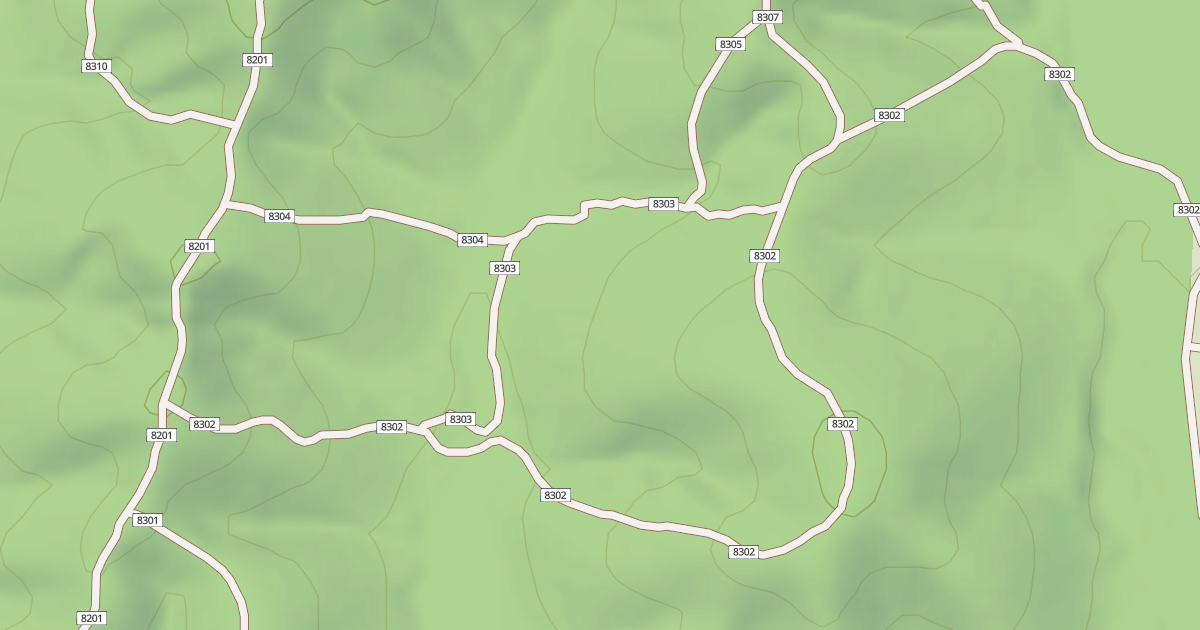 Map preview of USFS Motor Vehicle Use Map Trails 19718