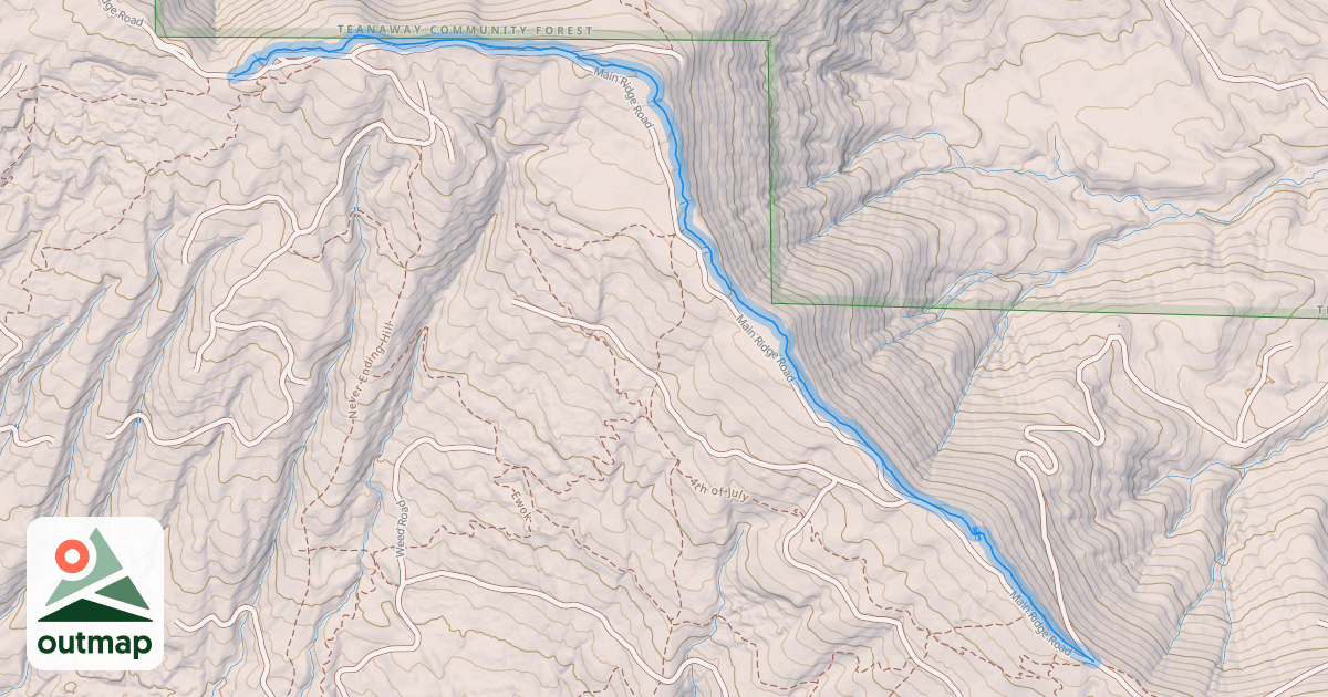 Map of Paul's Trail