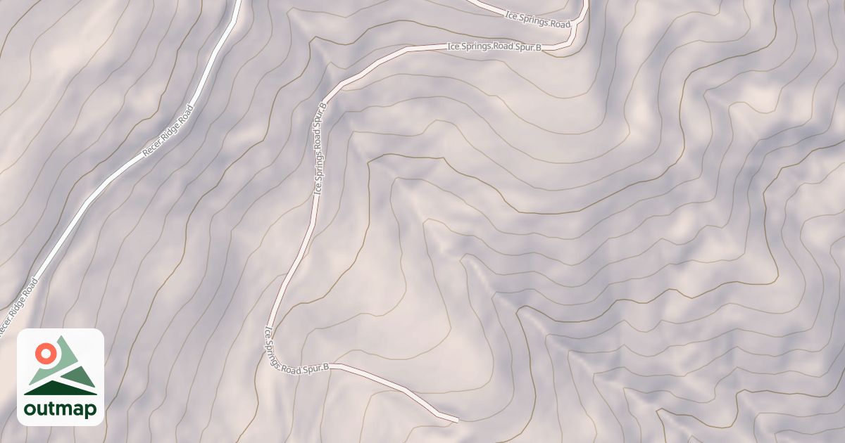 Map of ICE SPRINGS SPUR B