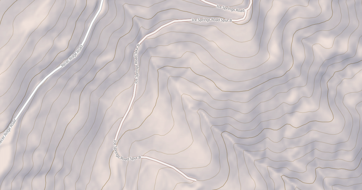Map preview of ICE SPRINGS SPUR B