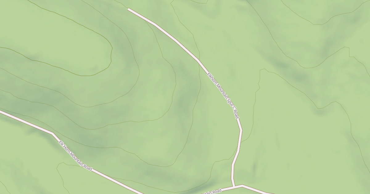 Map preview of ELKHORN MTN SPUR C