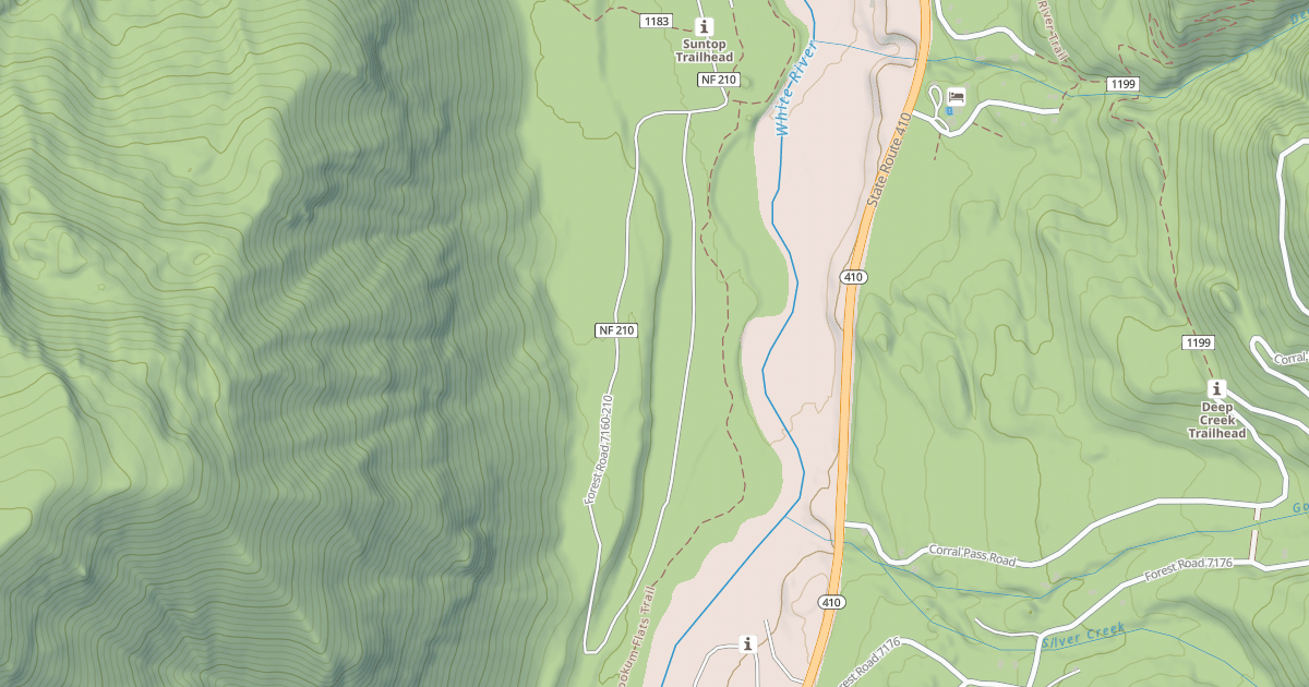Map preview of RANGER CREEK AIRSTRIP