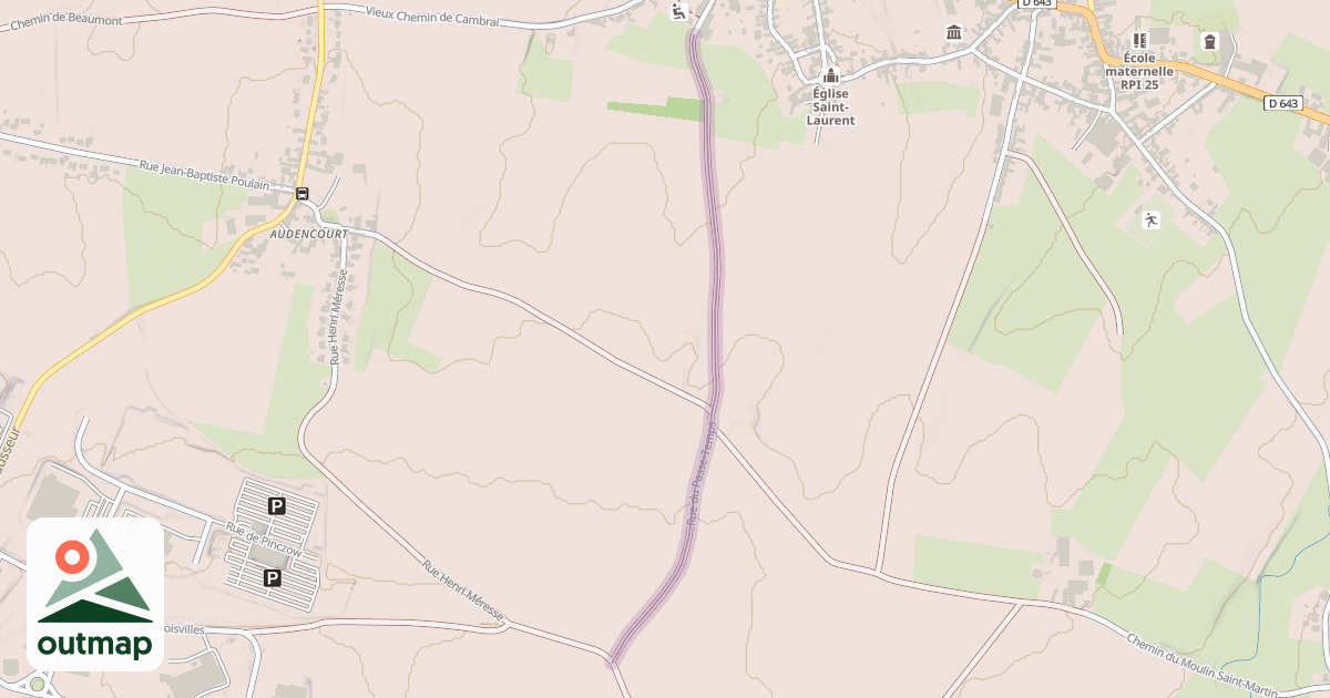 Map of Rue du Passe-Temps