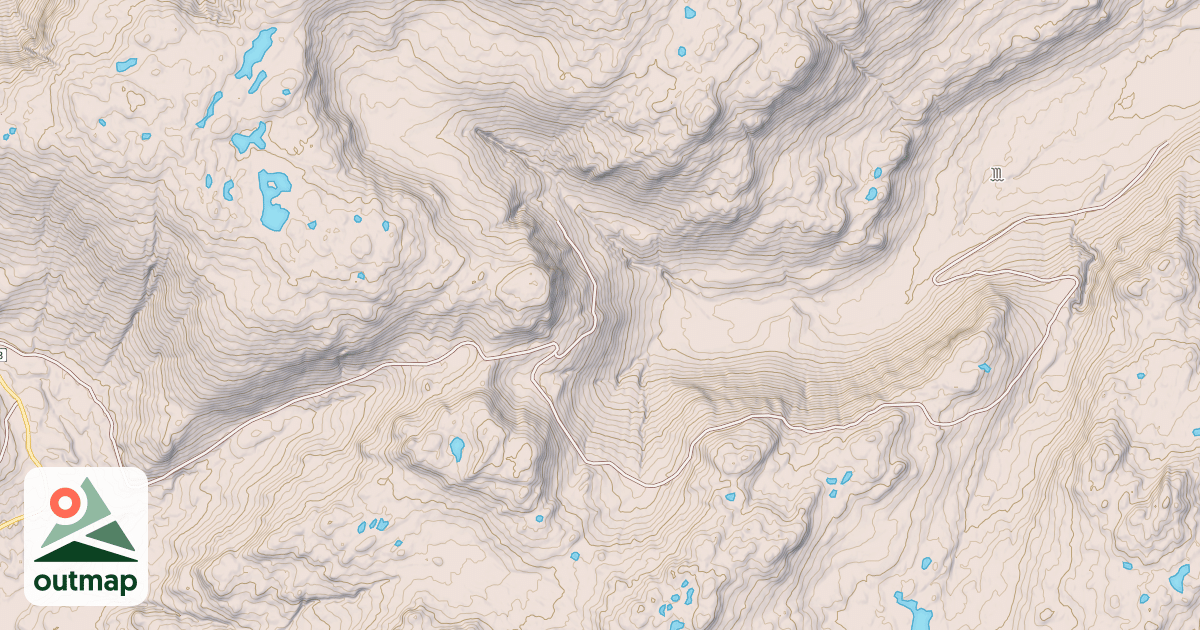 Map of SPIKE'S ROAD