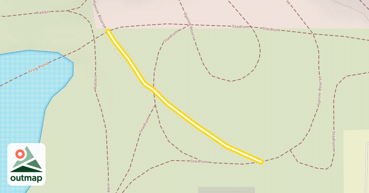 Map of Sprint Course
