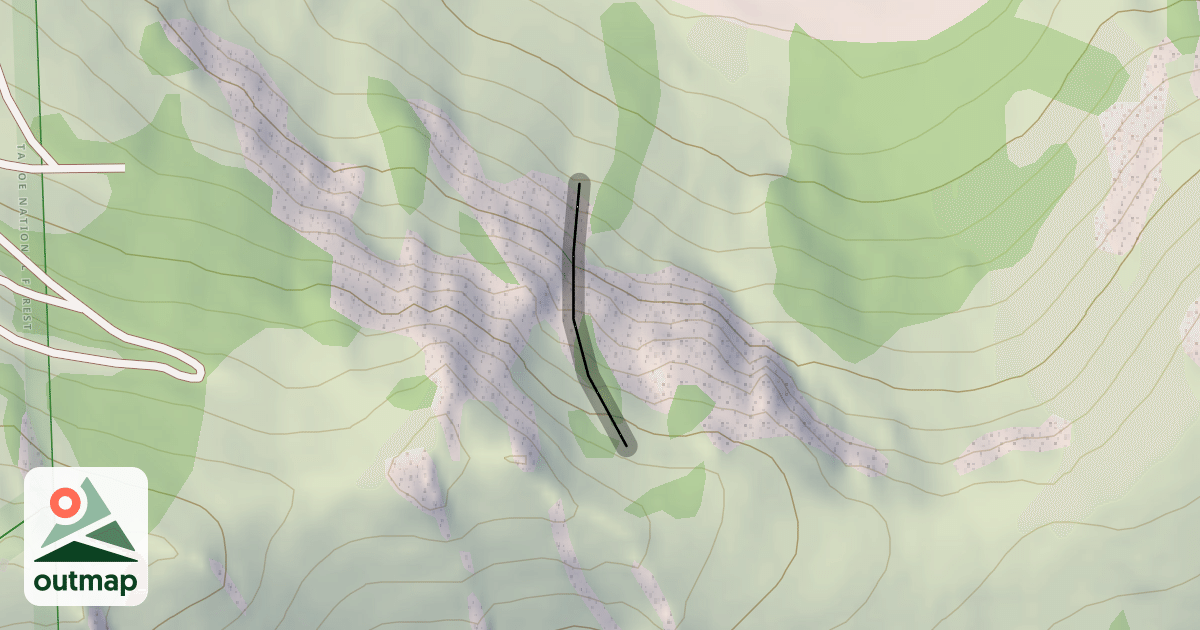 Map of Keyhole Open Slopes