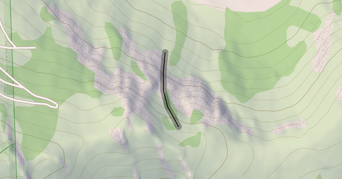 Map preview of Keyhole Open Slopes