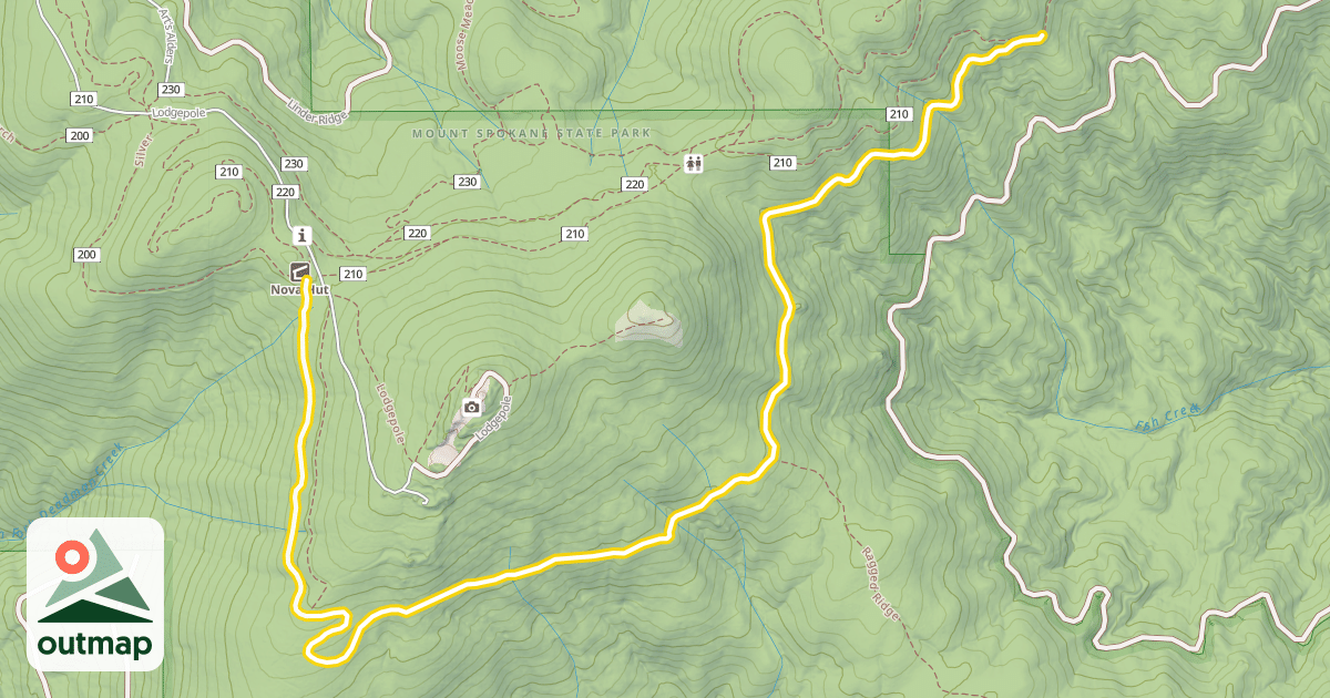 Map of Quartz Mountain