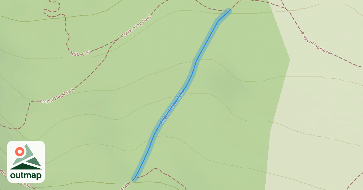 Map of Angry Grouse Trail