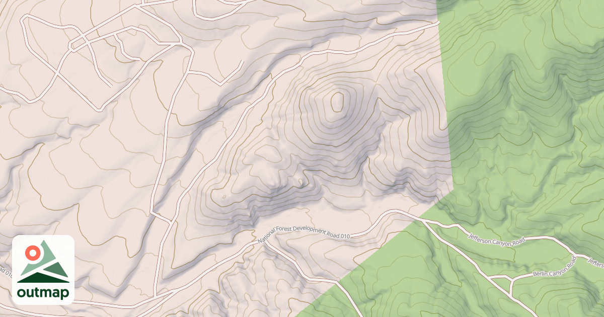 Map of GRANITE CANYON