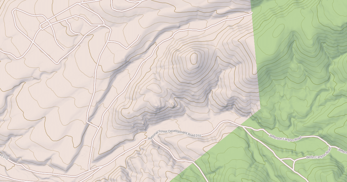 Map preview of GRANITE CANYON