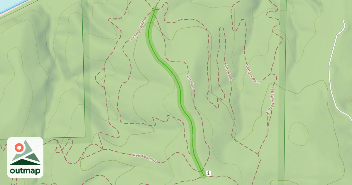Map of Red Oak Return