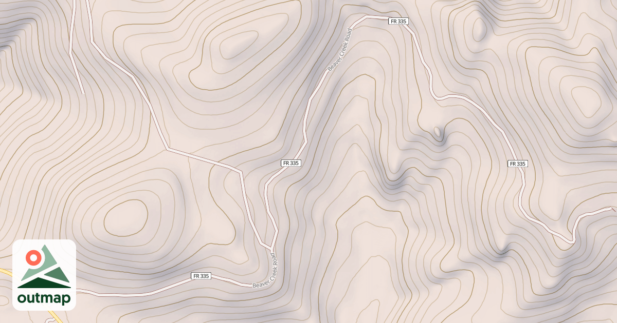 Map of BEAVER CREEK