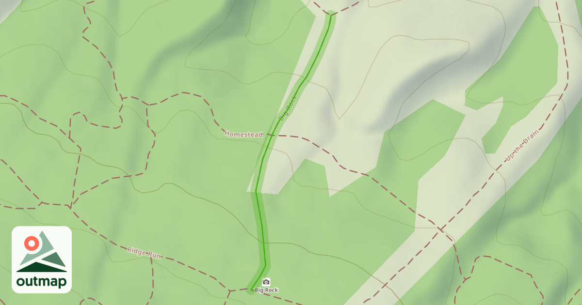 Map of Big Rock