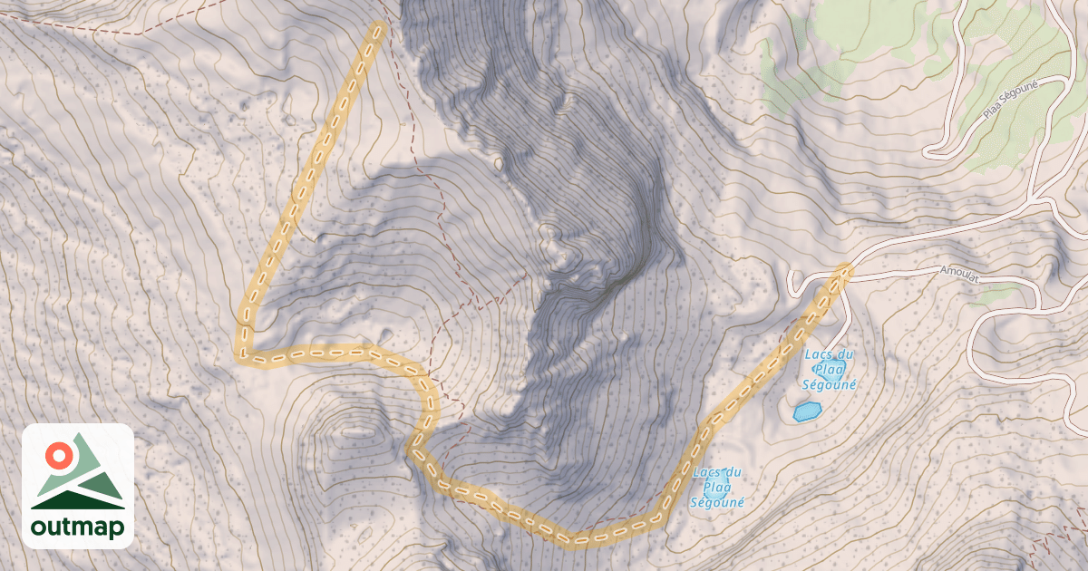 Map of Pic de Ger
