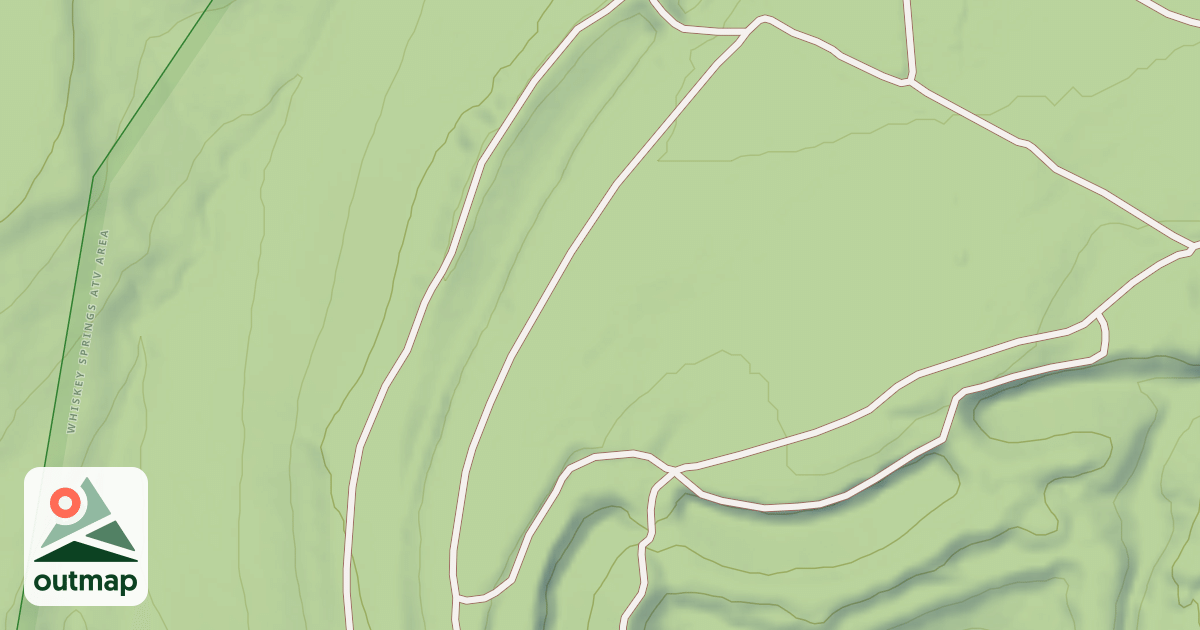 Map of Whiskey Springs Trails