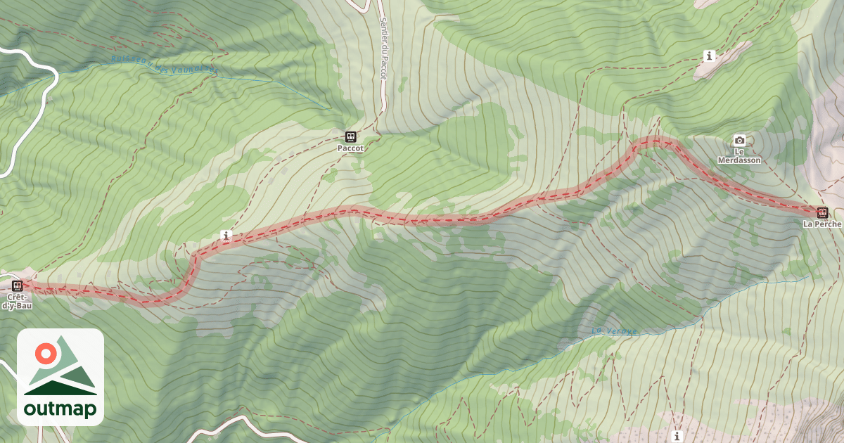 Map of Itinéraire du Diable