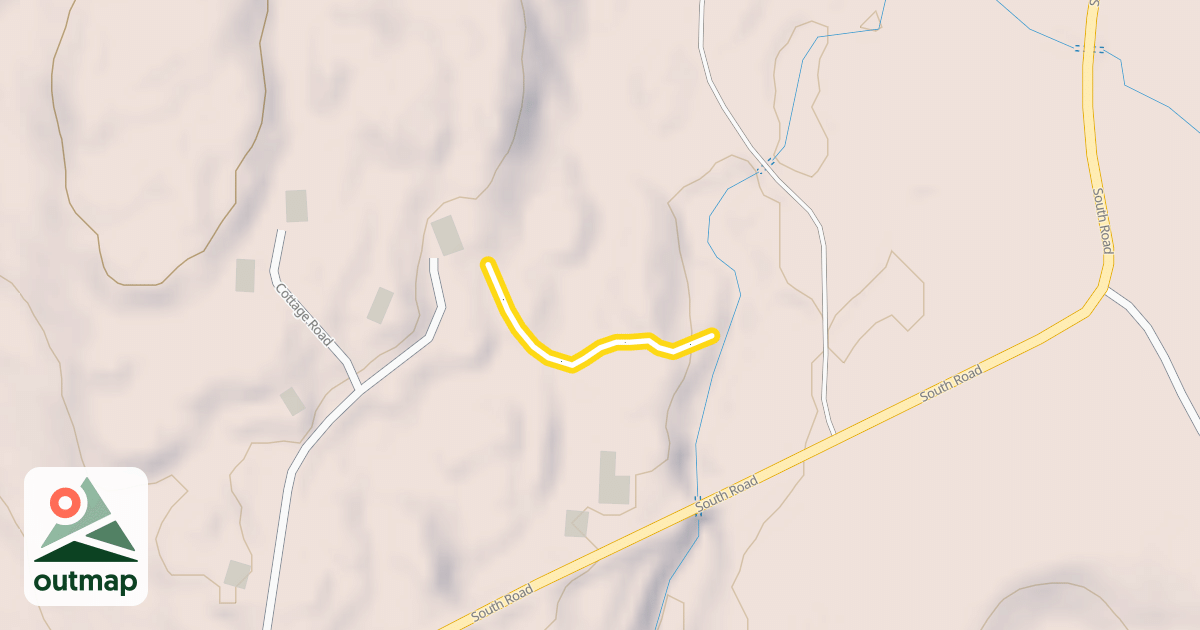 Map of South Pond Loop