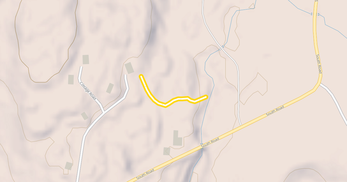 Map preview of South Pond Loop