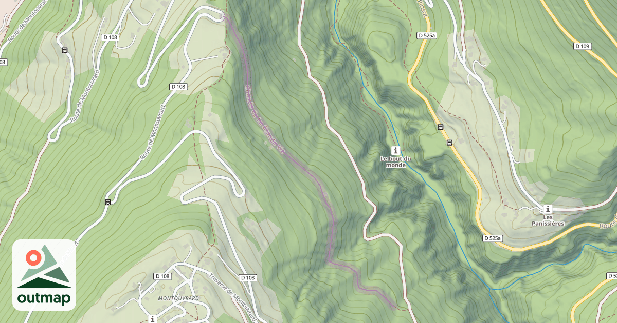 Map of Chemin de La Grande Vie