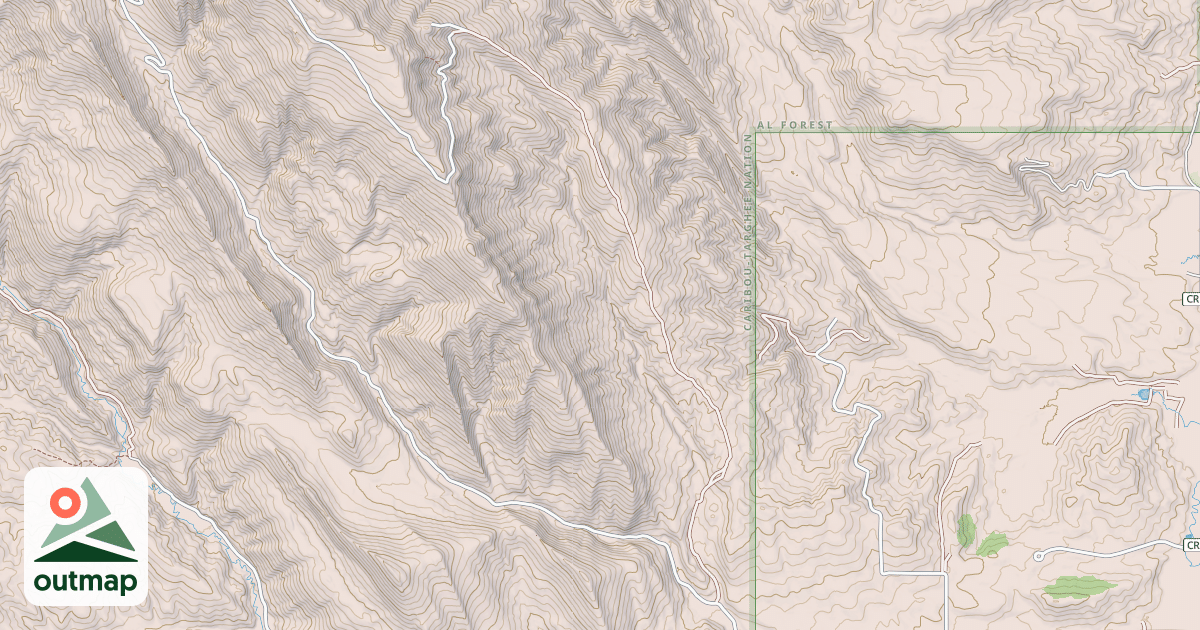 Map of PAT CANYON